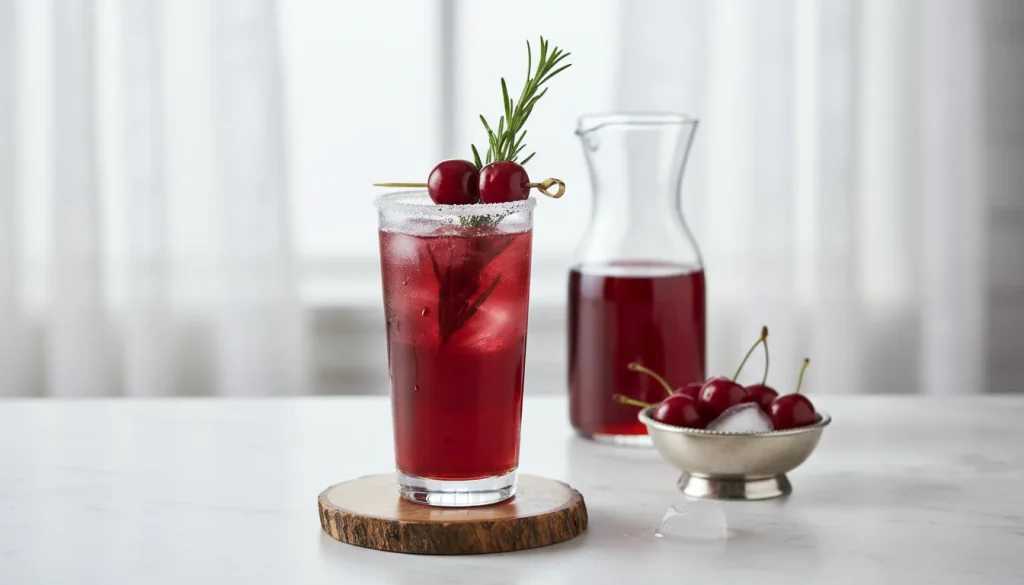 Tart Cherry Juice Mocktail