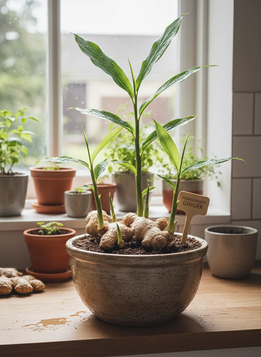 How to Grow Ginger at Home (Even in Small Spaces)