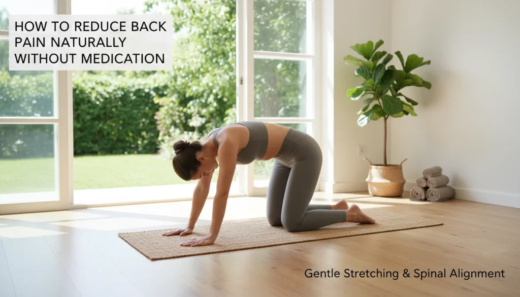 How to Reduce Back Pain Naturally Without Medication
