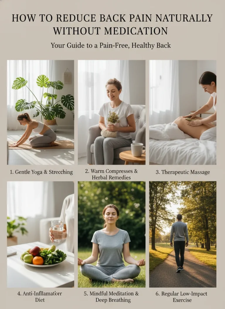 How to Reduce Back Pain Naturally Without Medication