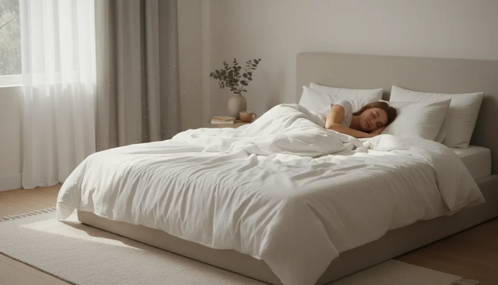 woman sleeping peacefully