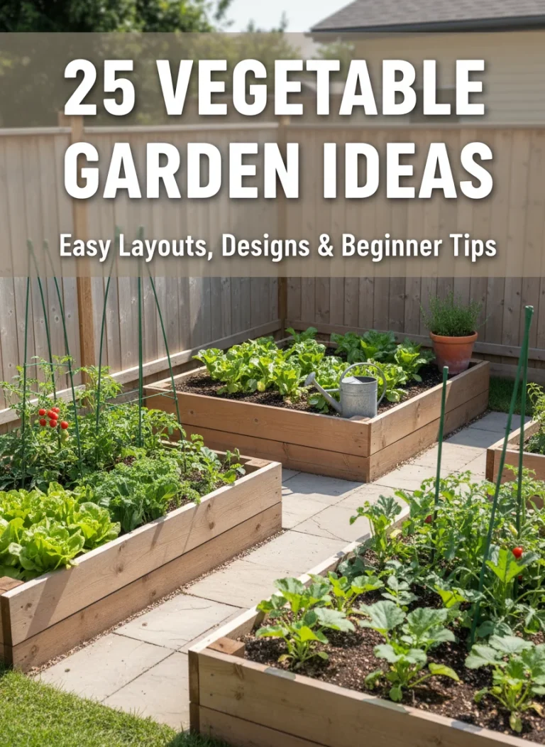 25 Vegetable Garden Ideas: Layouts, Designs & Beginner Tips