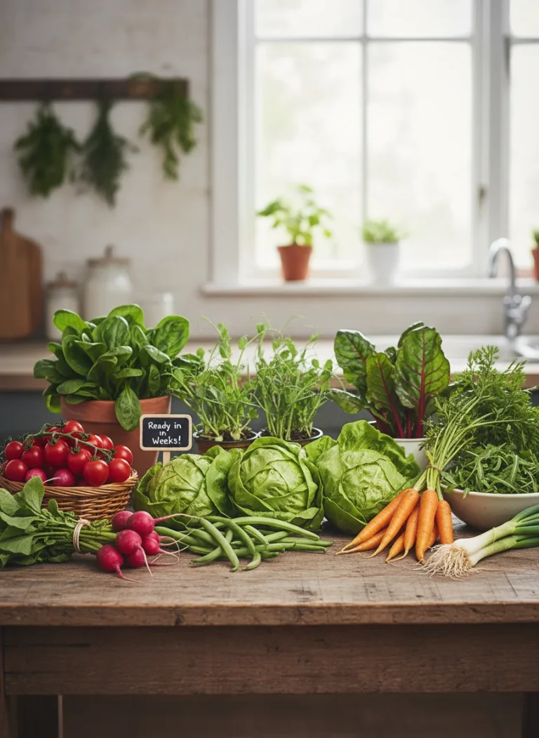 10 Fast Growing Vegetables for Impatient Gardeners